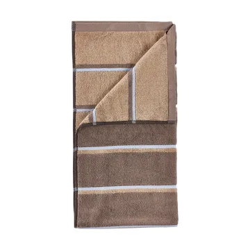 Toalla Sauna - Taupe-camel-sky blue, 70x140 cm - Zone Denmark