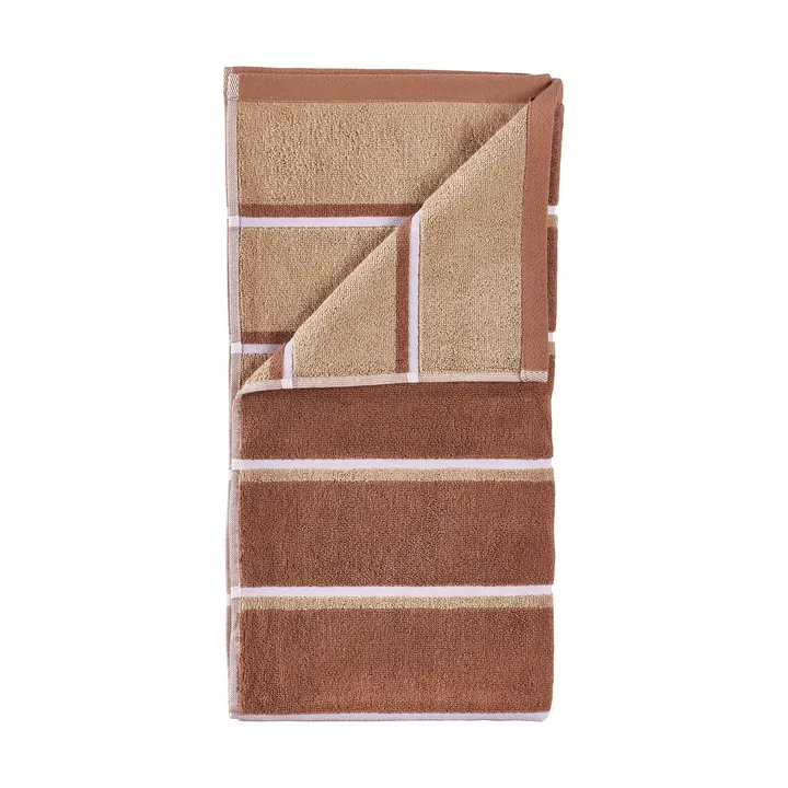 Toalla Sauna - Terracotta-camel-lupine, 50x100 cm - Zone Denmark