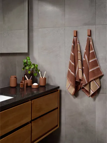 Toalla Sauna - Terracotta-camel-lupine, 50x100 cm - Zone Denmark