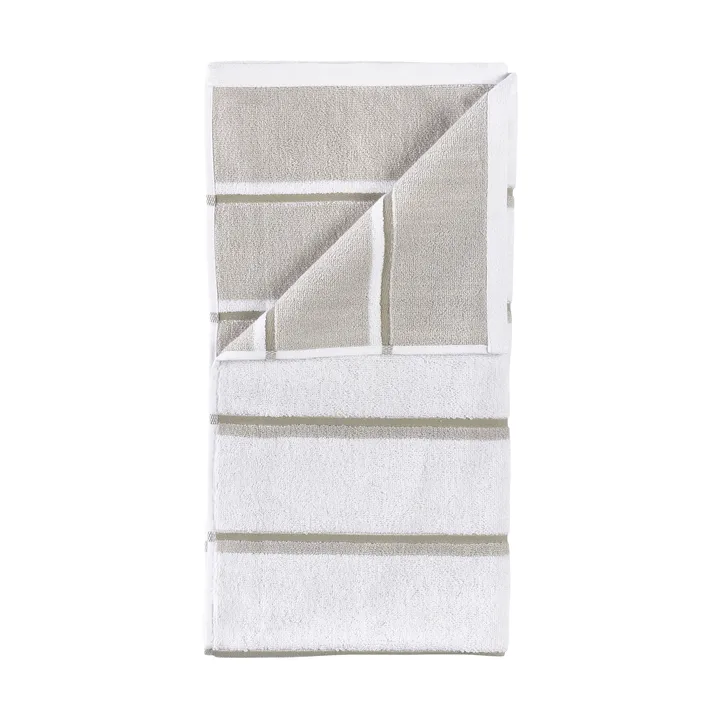 Toalla Sauna - White-soft grey-eucalyptus, 70x140 cm - Zone Denmark
