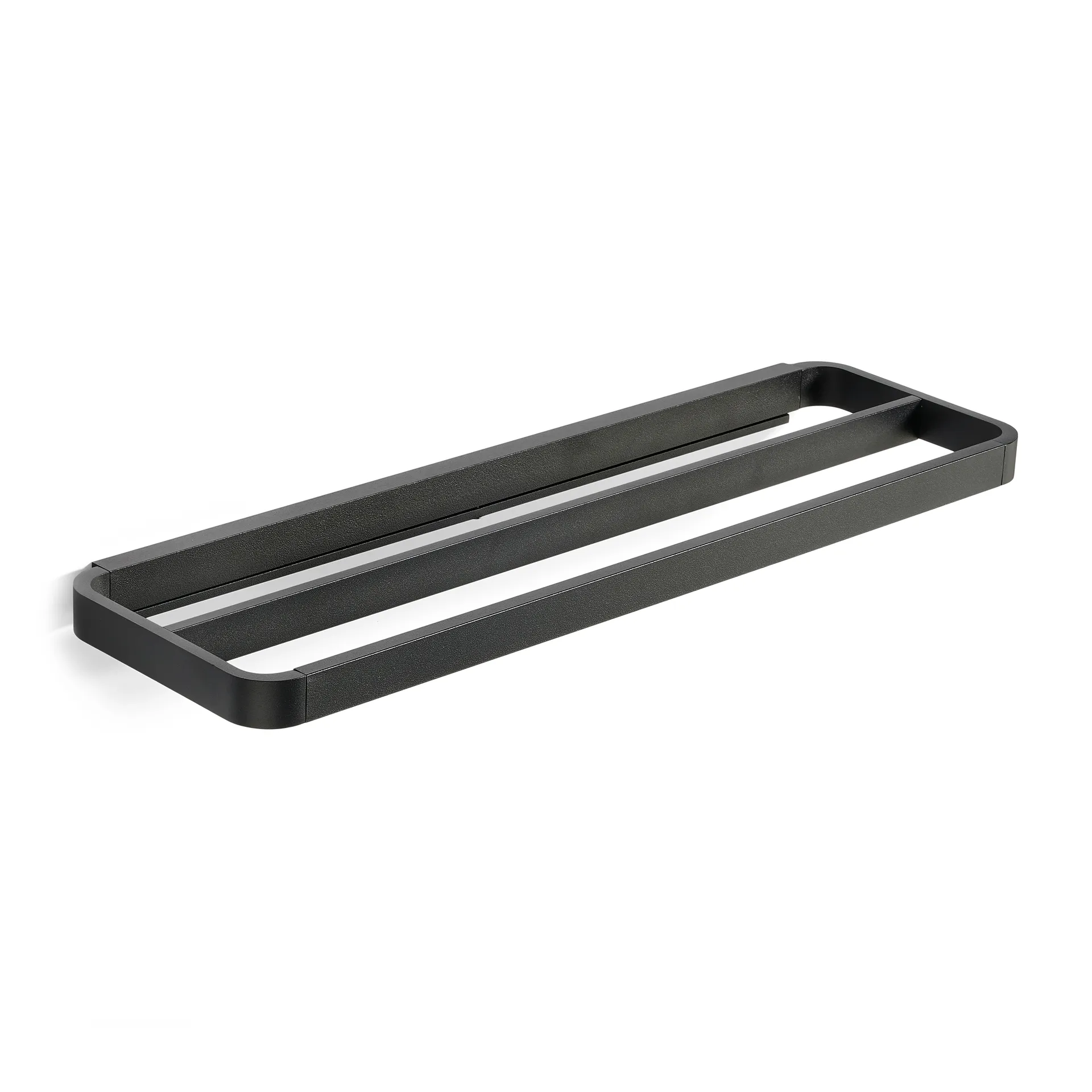 Toallero doble RIM 12x44 cm, Black Zone Denmark