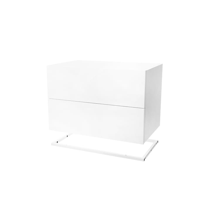Módulo de cajón Molto 560 - Blanco, incl. marco de metal blanco - Zweed