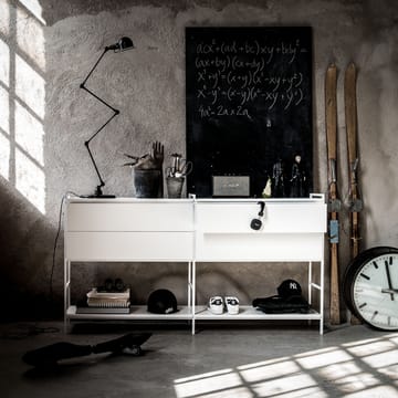 Módulo de cajón Molto 840 - Blanco, incl. marco de metal blanco - Zweed