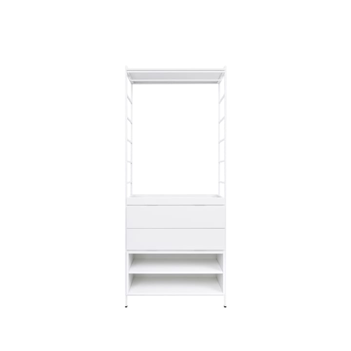 Módulo de estantería Molto alto - Blanco, 1 sección - Zweed