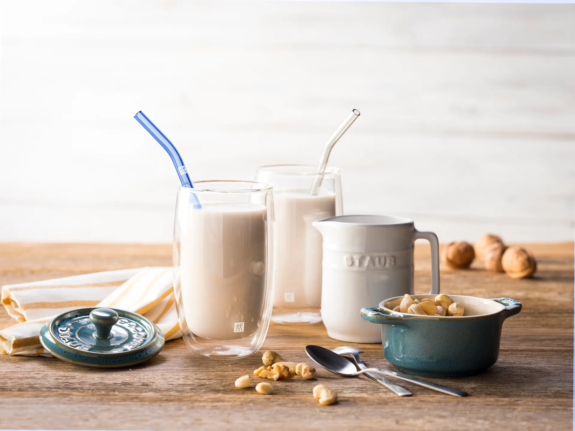 4 Pajitas dobladas Zwilling Sorrento, transparente Zwilling