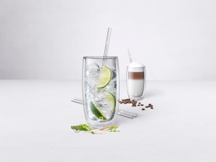 4 Pajitas Zwilling Sorrento, transparente Zwilling