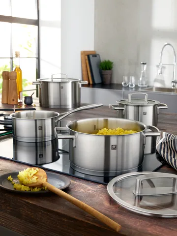 Batería de cocina Zwilling blancoality 3 piezas - Acero inoxidable-transparente - Zwilling