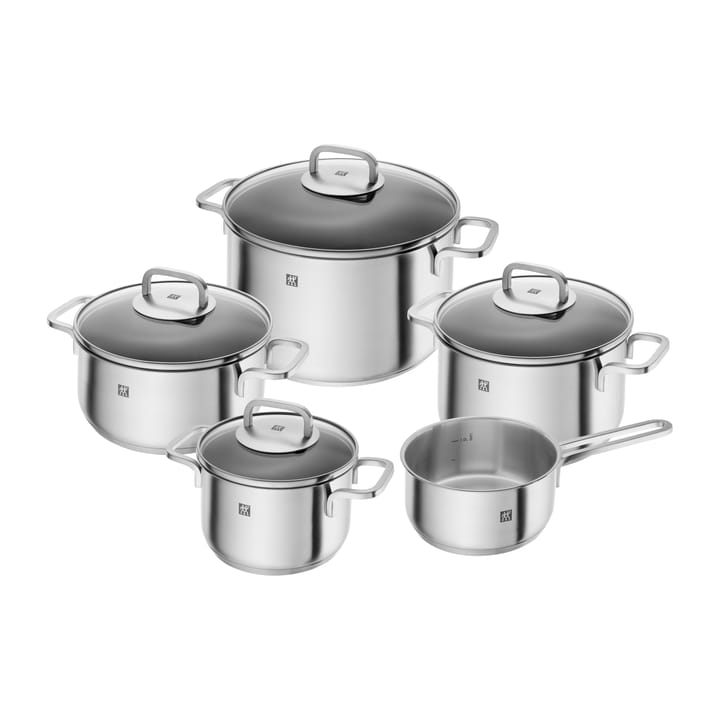 Batería de cocina Zwilling Cube 5 piezas, Acero inoxidable-transparente Zwilling