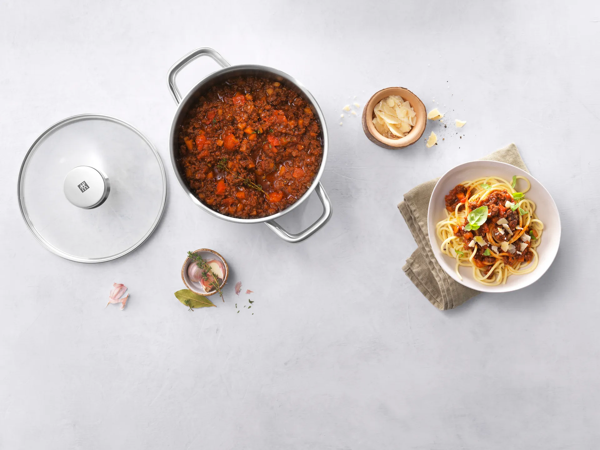 Batería de cocina Zwilling Cube 5 piezas, Acero inoxidable-transparente Zwilling