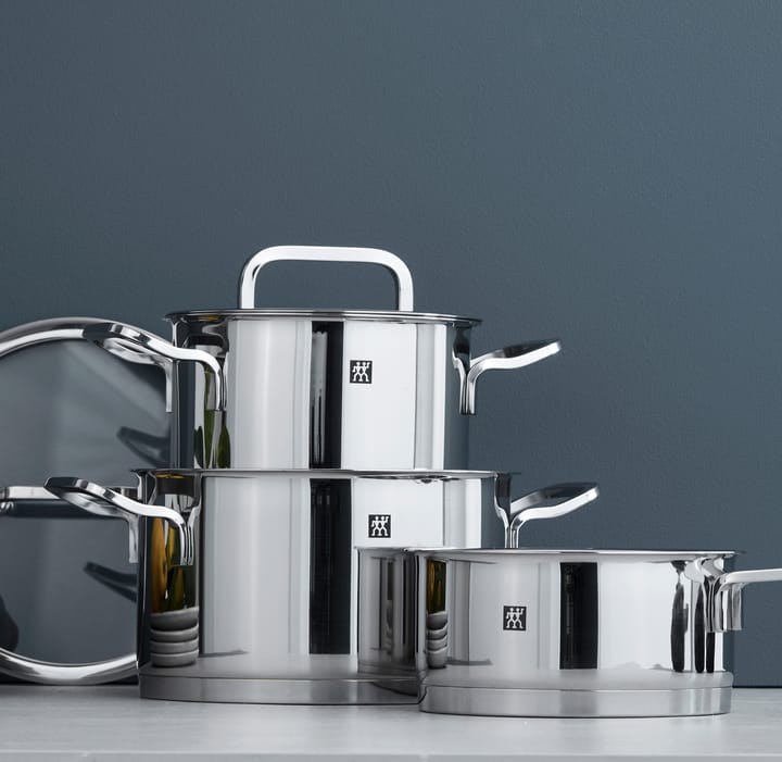 Batería de cocina Zwilling Moment S 3 piezas, acero inoxidable-negro Zwilling