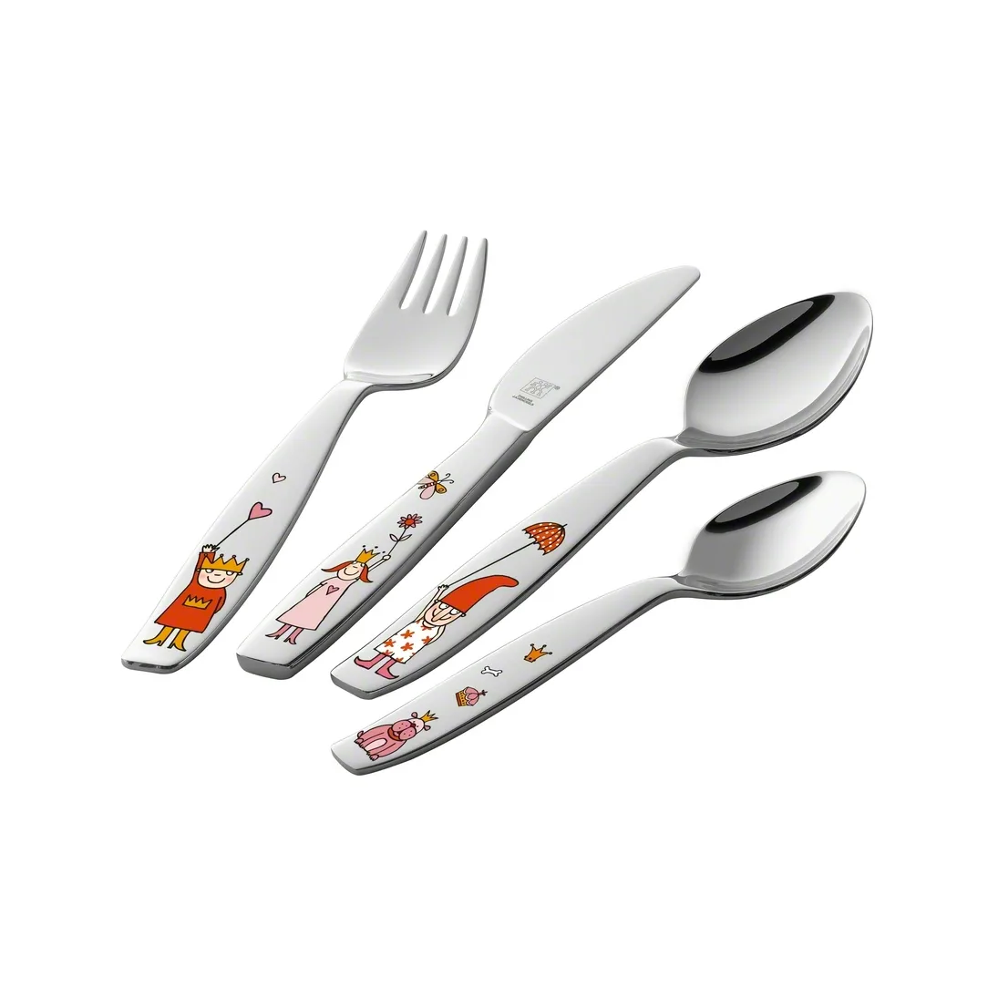 Cubiertos infantiles Zwilling Twin Kids Prinsessa 4 piezas, 4 piezas Zwilling