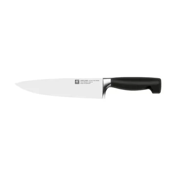 Cuchillo de chef Zwilling Four star 20 cm - Negro-acero inoxidable - Zwilling