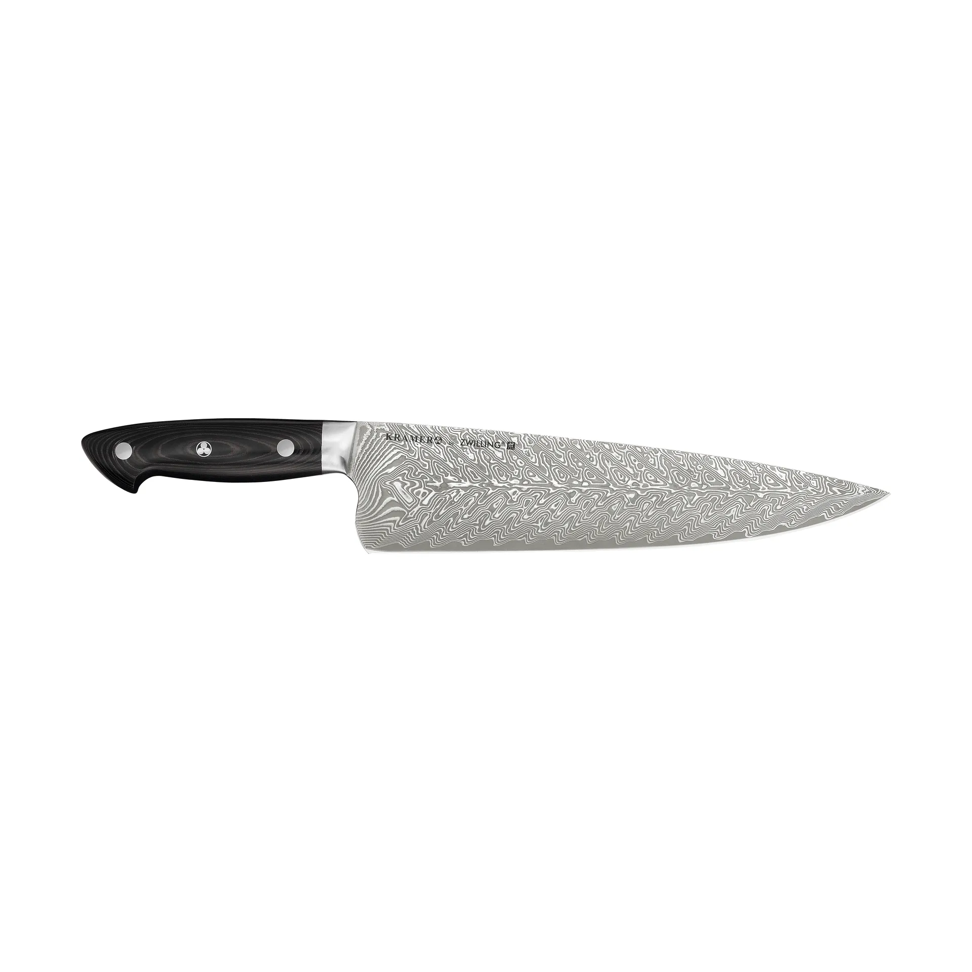 Cuchillo de chef Zwilling Kramer euro stainless 26 cm, Acero damasco-negro Zwilling