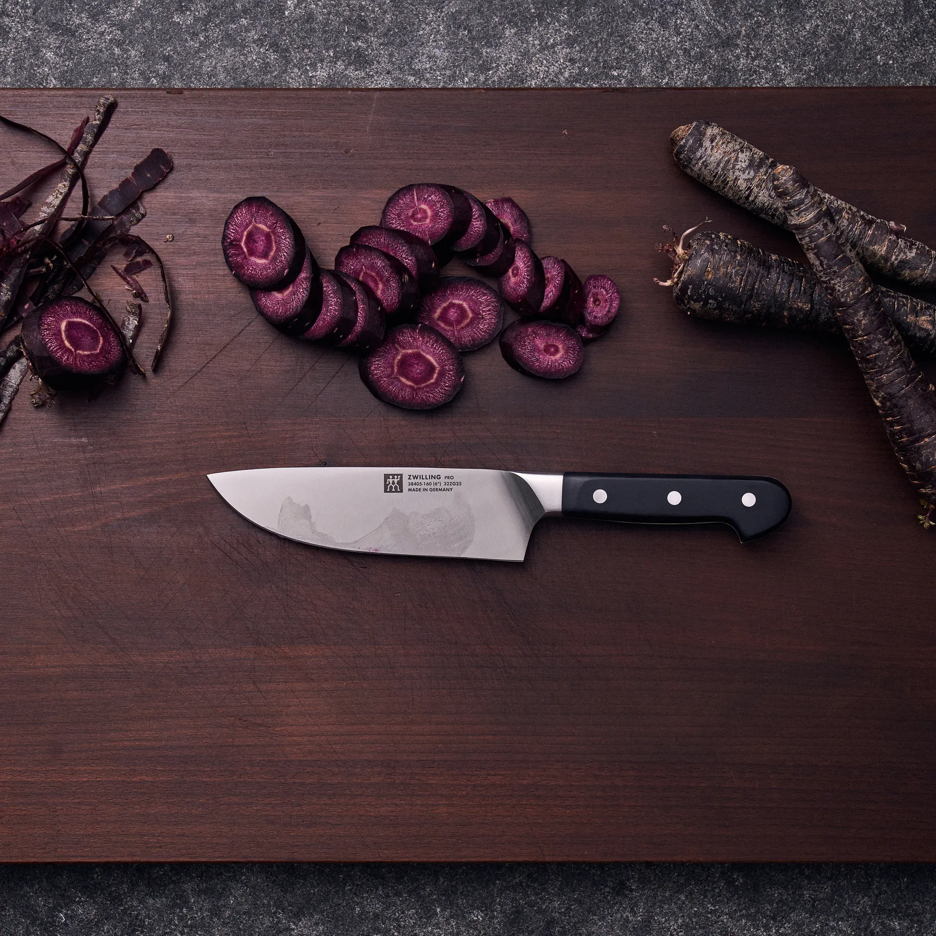 Cuchillo de chef Zwilling Pro 16 cm, Negro-acero inoxidable Zwilling