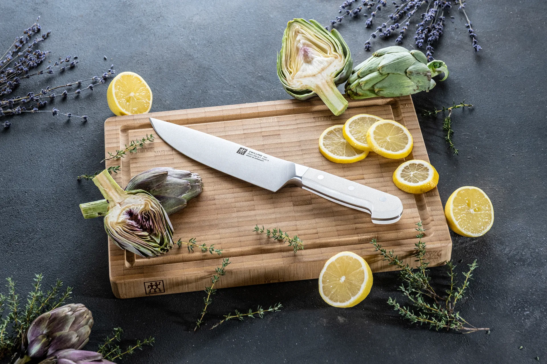 Cuchillo de chef Zwilling Pro le Blanc 20 cm, Blanco-acero inoxidable Zwilling