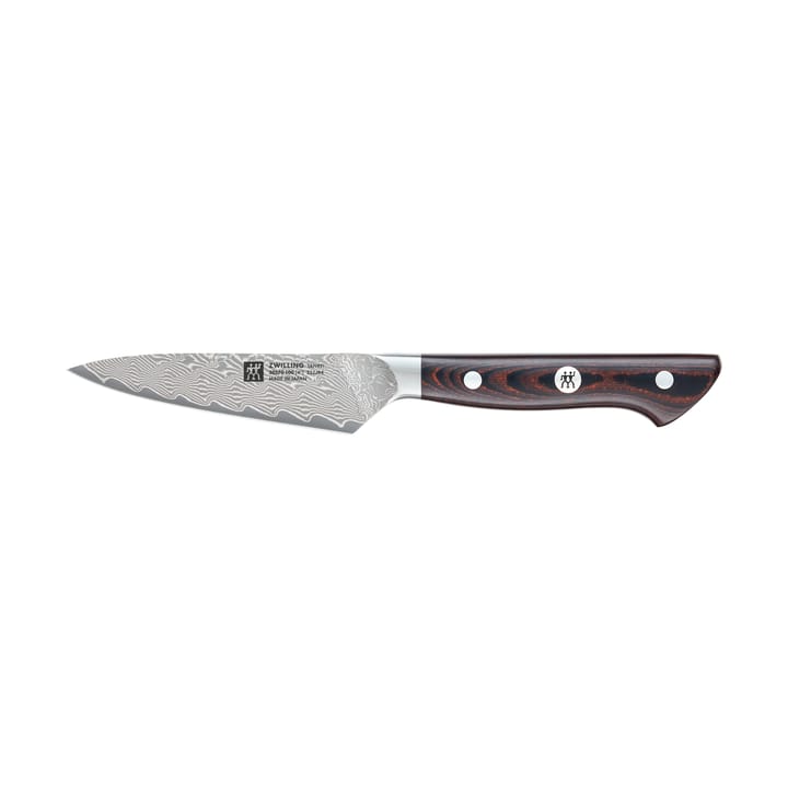 Cuchillo de pelar Zwilling Tanrei 10 cm - Acero damasco-negro - Zwilling