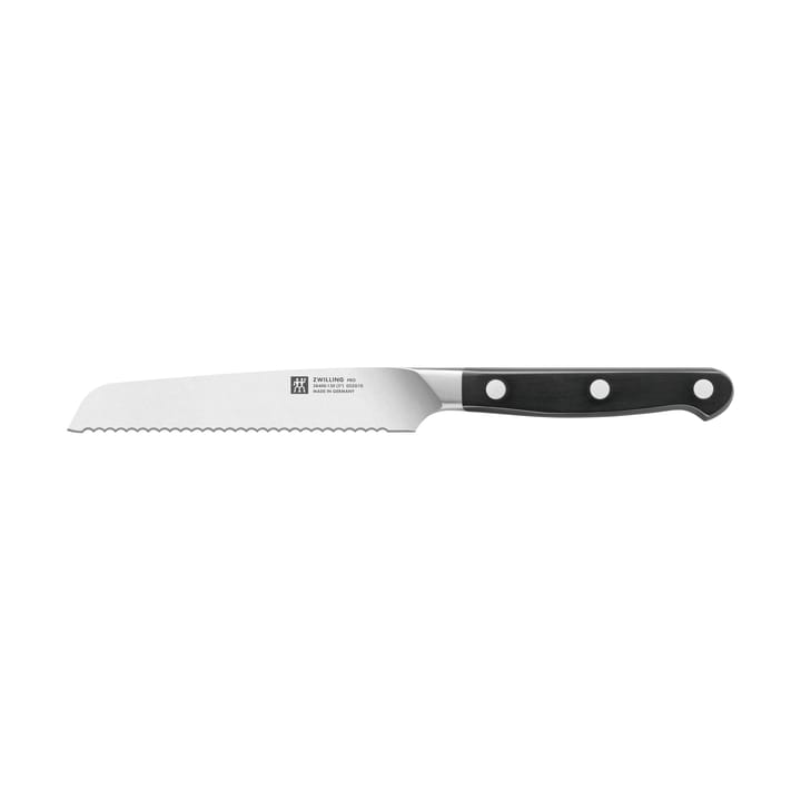 Cuchillo dentado universal Zwilling Pro 13 cm - Negro-acero inoxidable - Zwilling