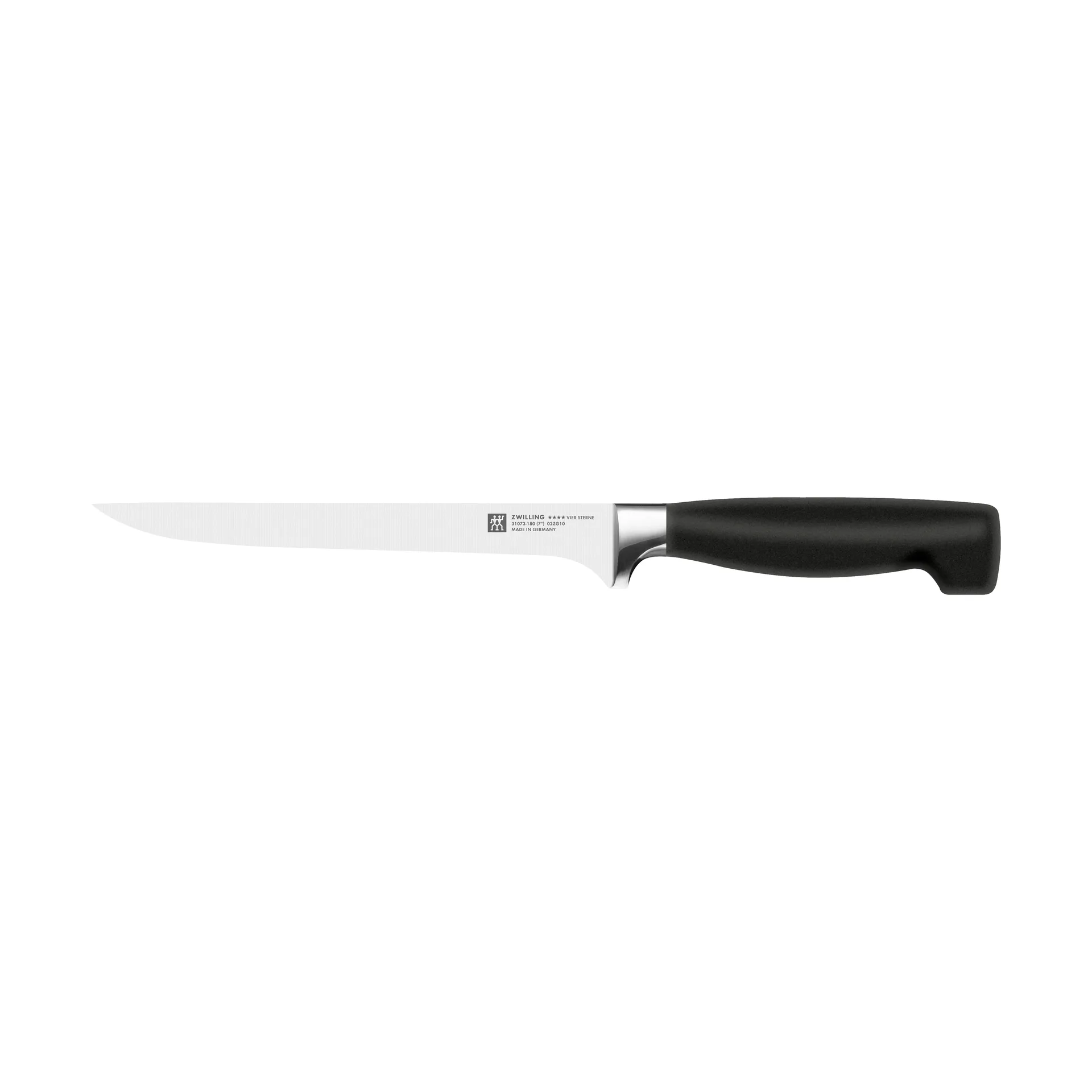 Cuchillo fileteador Zwilling Four star 18 cm, Negro-acero inoxidable Zwilling