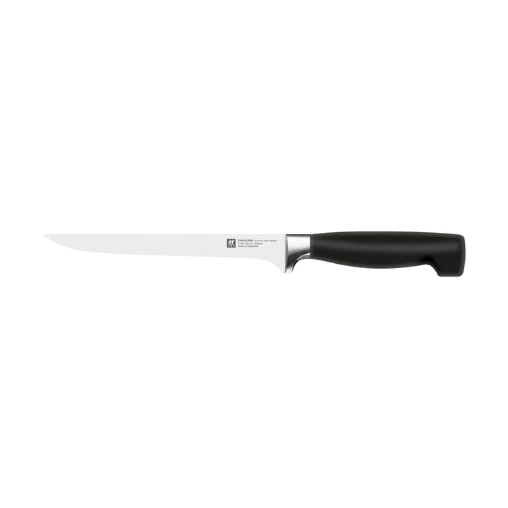 Cuchillo fileteador Zwilling Four star 18 cm - Negro-acero inoxidable - Zwilling