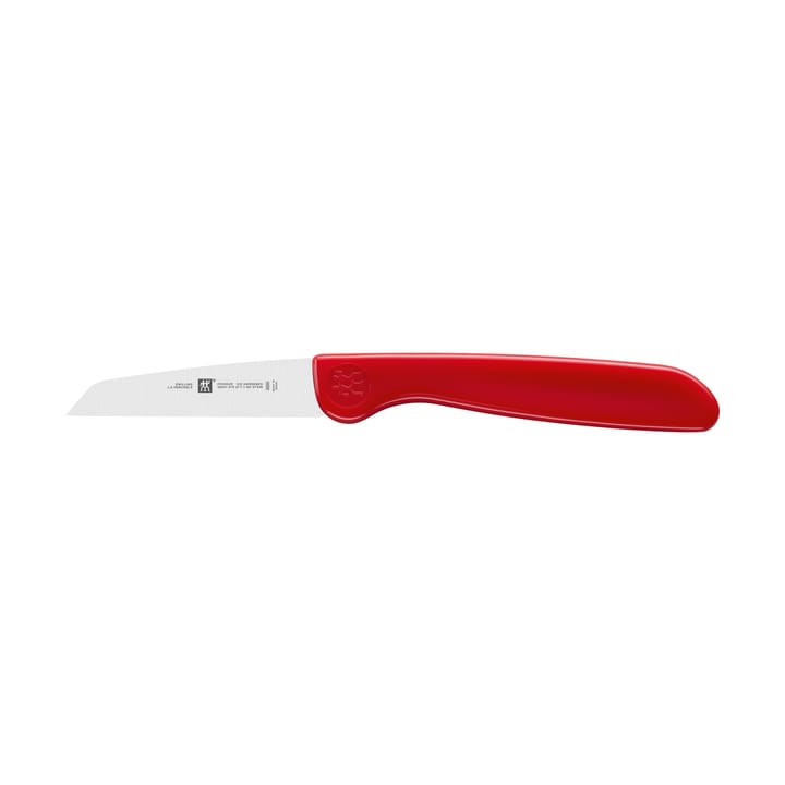 Cuchillo para verduras Zwilling Twin grip 7 cm - Rojo-acero inoxidable - Zwilling