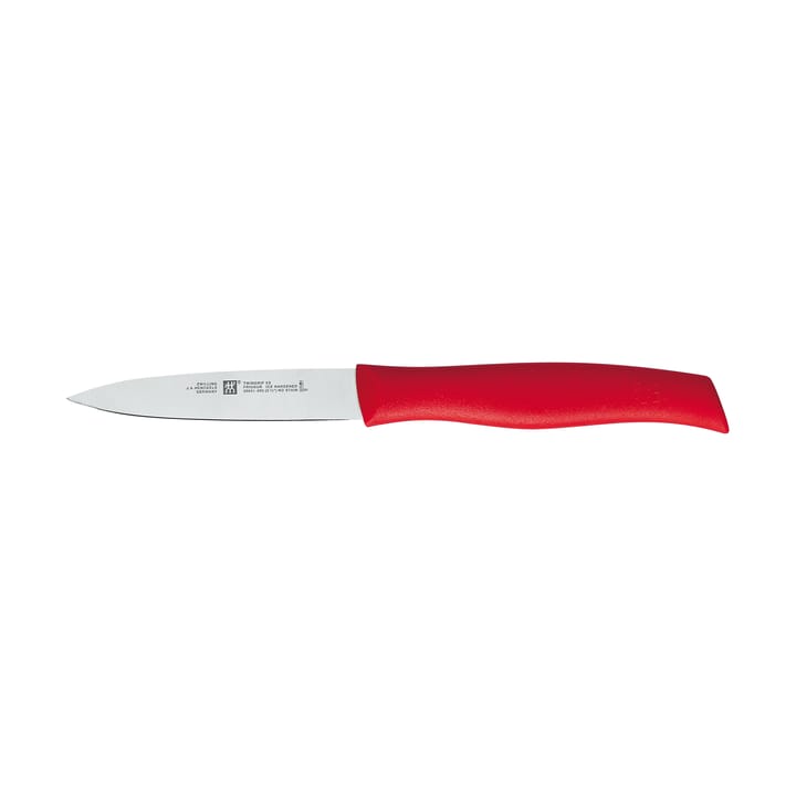 Cuchillo para verduras Zwilling Twin grip 9 cm - Rojo-acero inoxidable - Zwilling