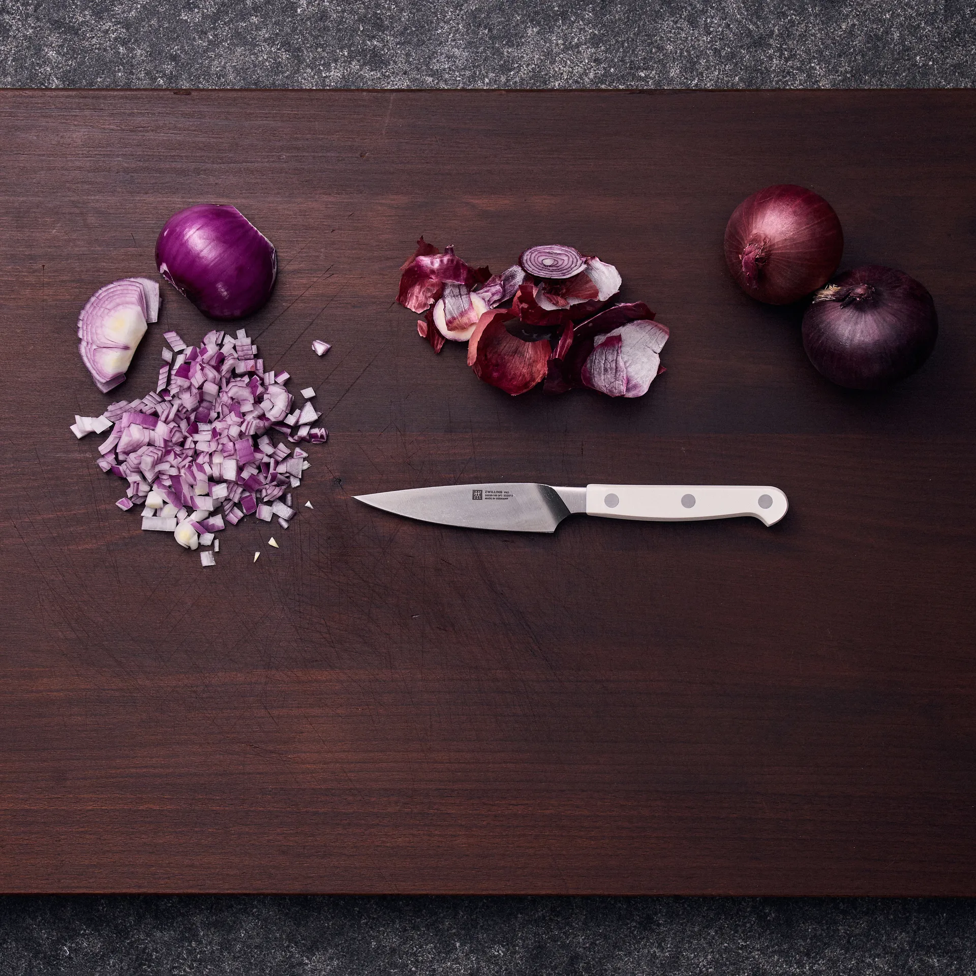 Cuchillo pelador Zwilling Pro le Blanc 10 cm, Blanco-acero inoxidable Zwilling