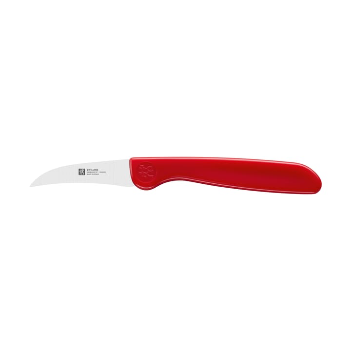 Cuchillo pelador Zwilling Twin grip 5 cm - Rojo-acero inoxidable - Zwilling