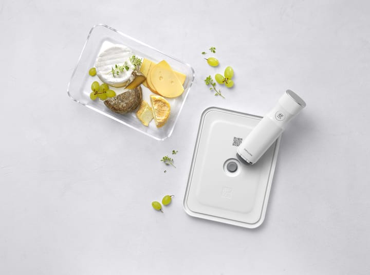 Fresh & save fiambrera al vacío rectangular 2 L, Vidrio borosilicatado Zwilling