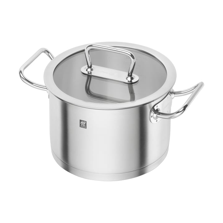 Olla alta Zwilling pro con tapa de vidrio acero inoxidable - 3,5 L - Zwilling