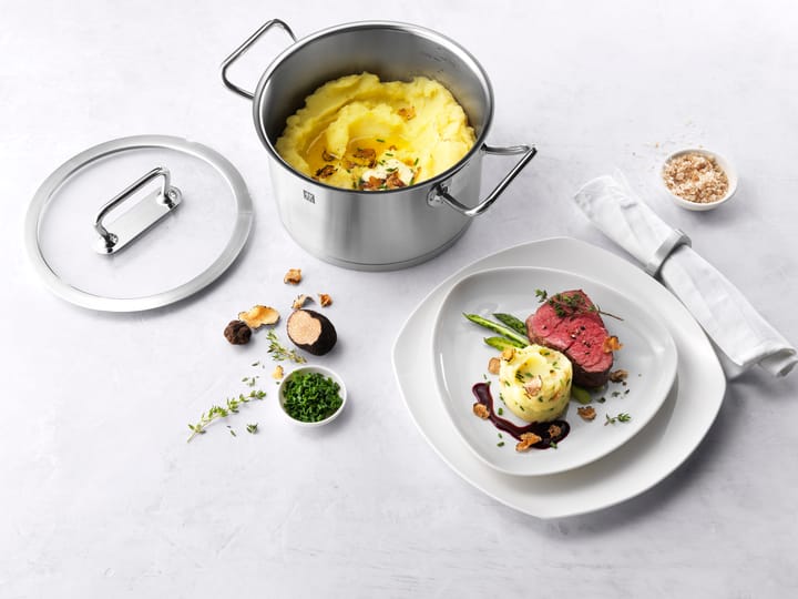 Olla Zwilling Pro con tapa de vidrio acero inoxidable, 3,1 L Zwilling