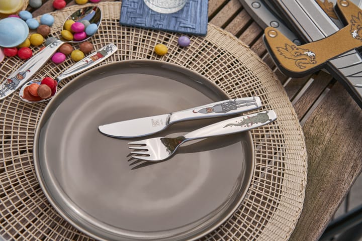 Set de cubiertos para niños Zwilling Twin kids  4 piezas, Eckbert riddare Zwilling
