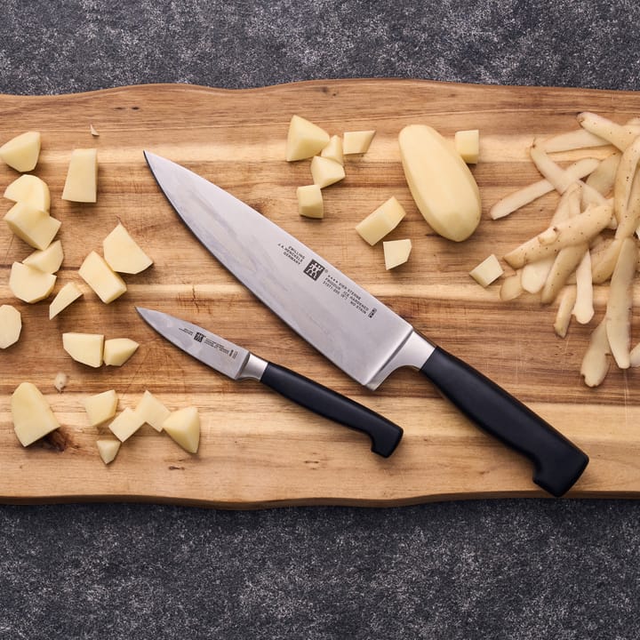 Set de cuchillos Zwilling Four star 2 piezas, Negro-acero inoxidable Zwilling