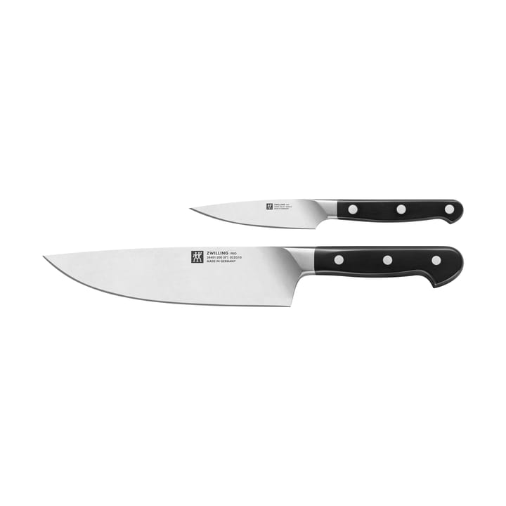 Set de cuchillos Zwilling Pro 2 piezas - Negro-acero inoxidable - Zwilling