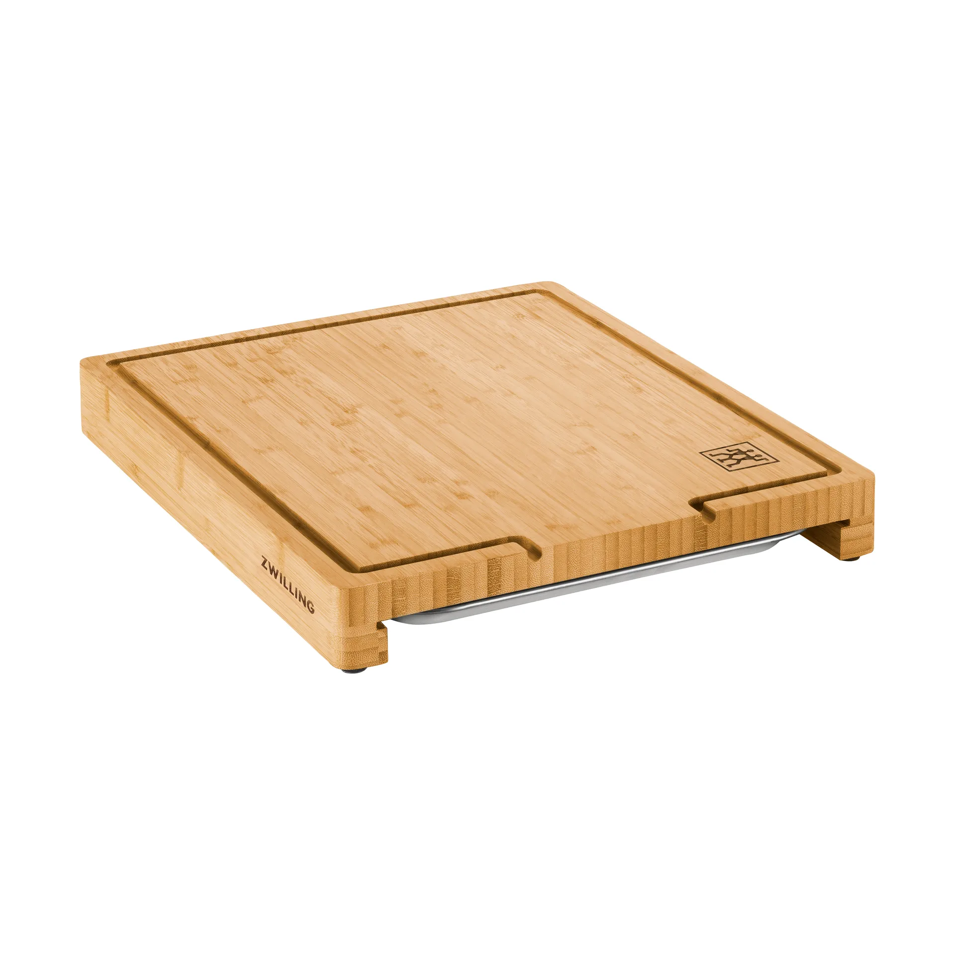 Tabla de cortar con bandeja Zwilling BBQ+  bambu, 39x30 cm Zwilling