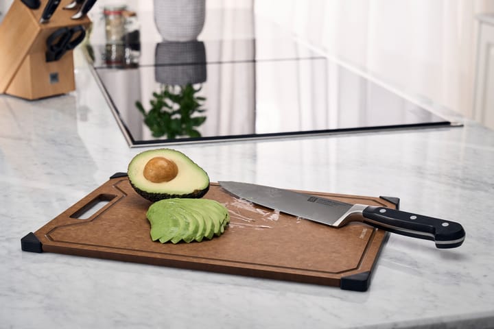 Tabla de cortar Zwilling fibra de madera marrón, L Zwilling