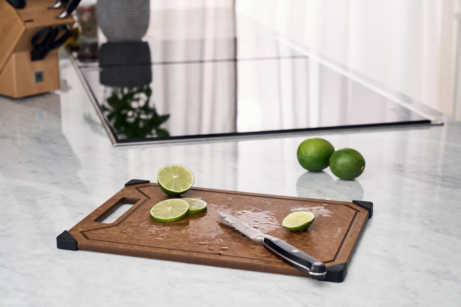 Tabla de cortar Zwilling fibra de madera marrón, M Zwilling