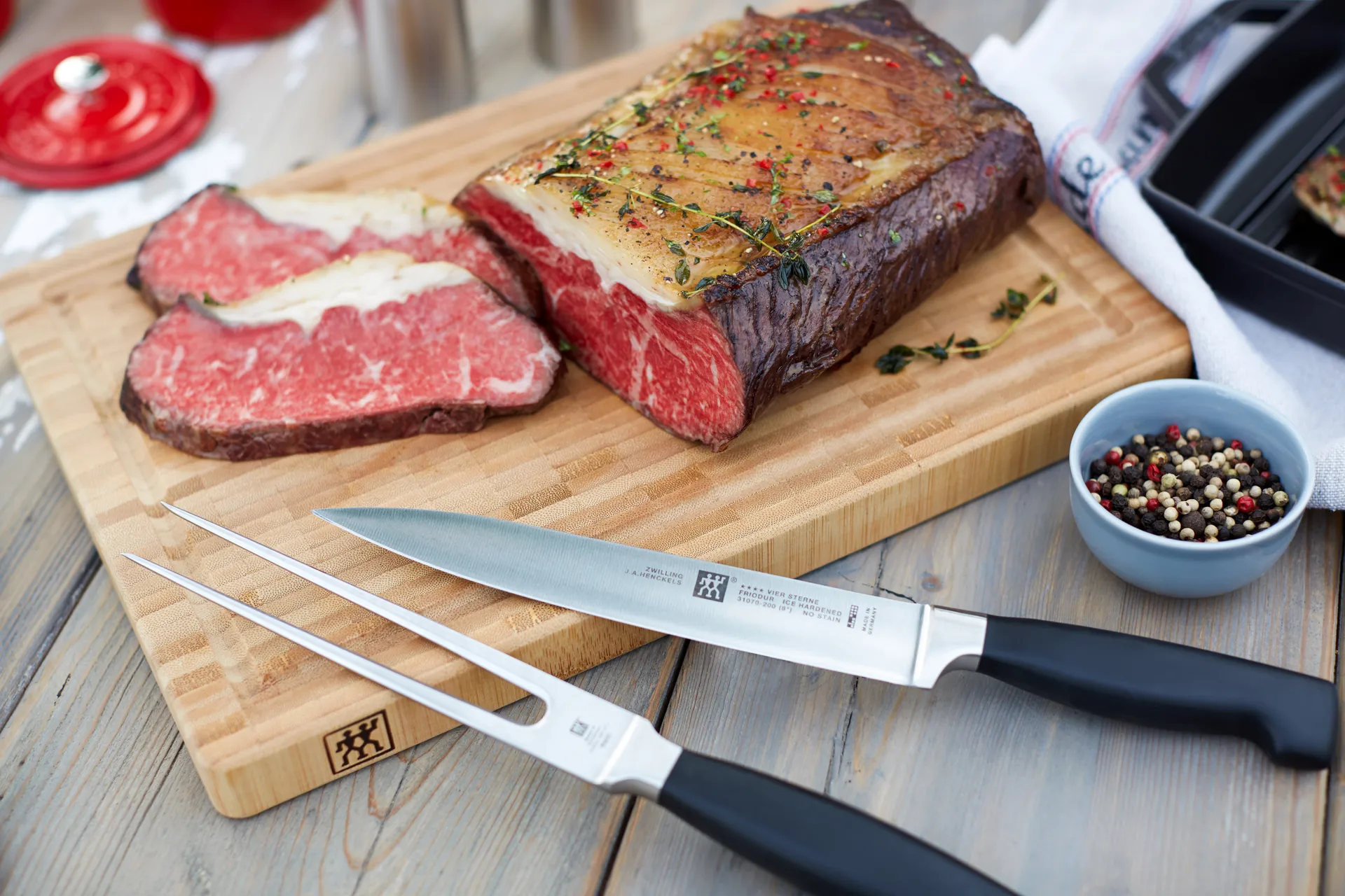 Tenedor de carne Zwilling Four star 18 cm, Acero inoxidable Zwilling