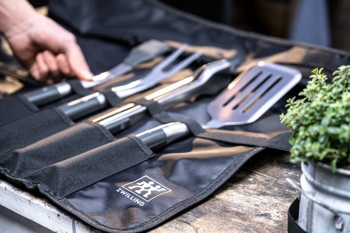 Zwilling BBQ set 5 piezas, Negro-acero inoxidable Zwilling