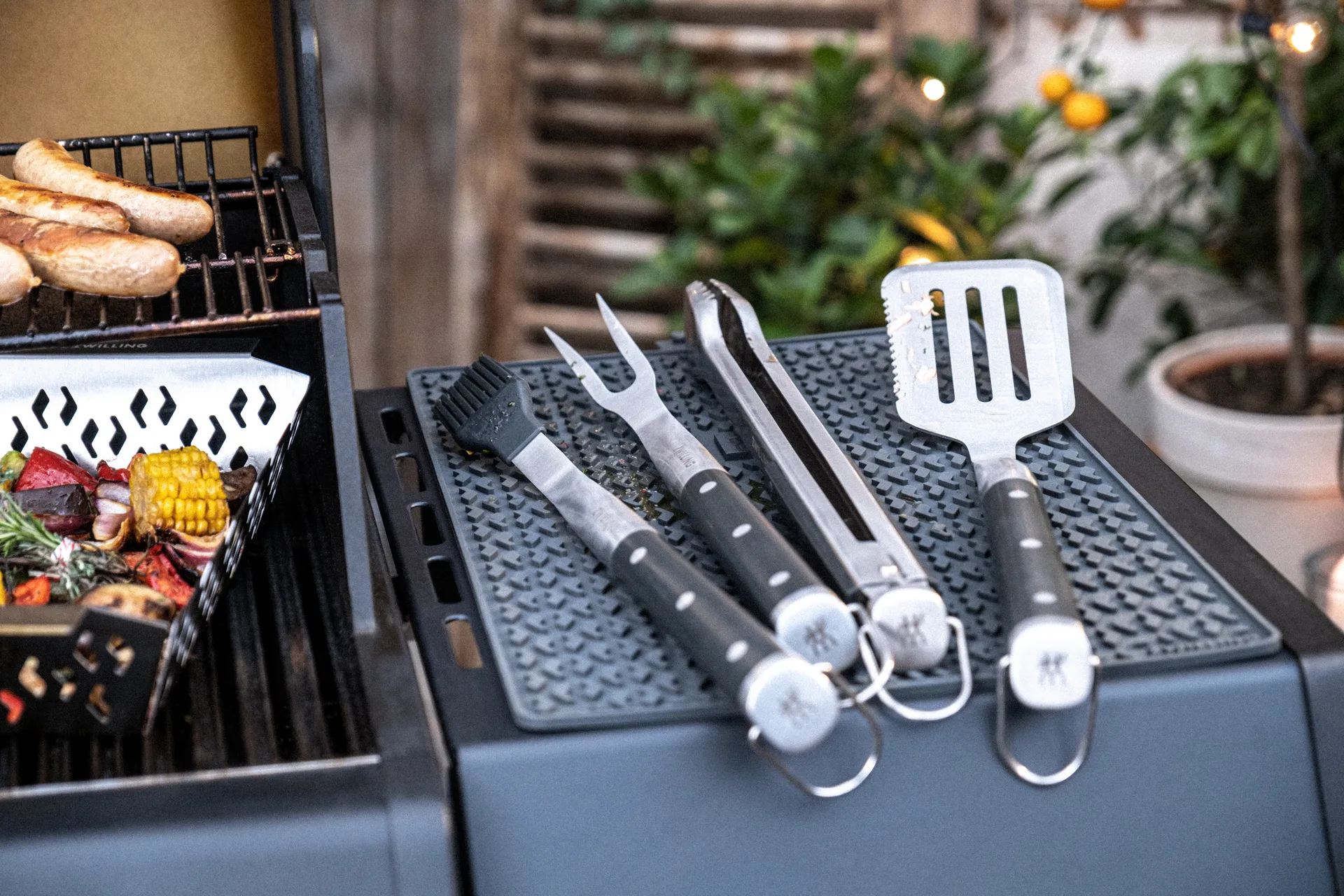 Zwilling BBQ set 5 piezas, Negro-acero inoxidable Zwilling