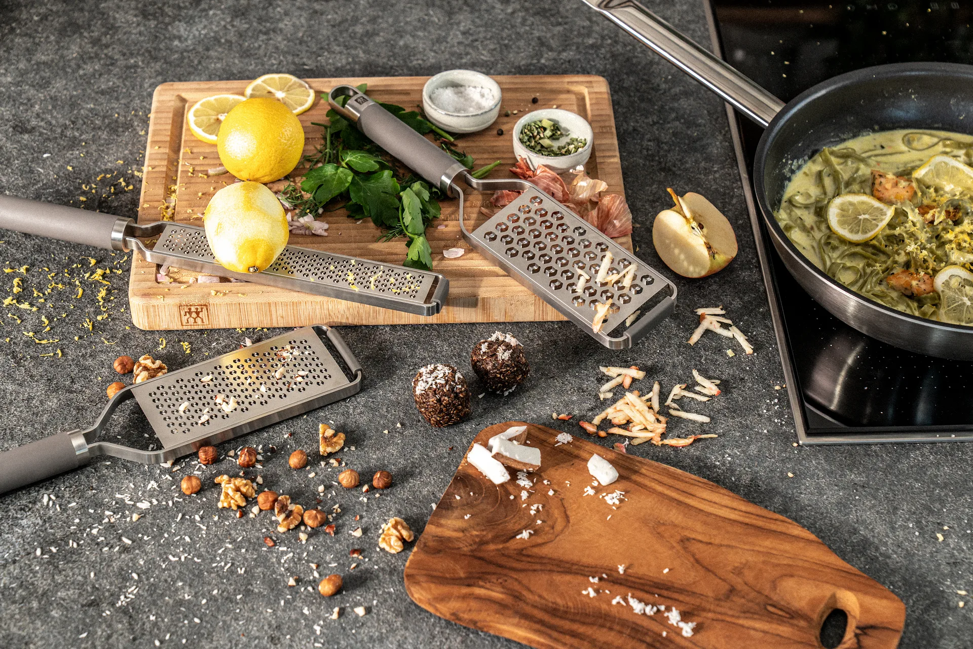 Zwilling Pro rallador fino Z cut 34 cm, Gris-acero inoxidable Zwilling