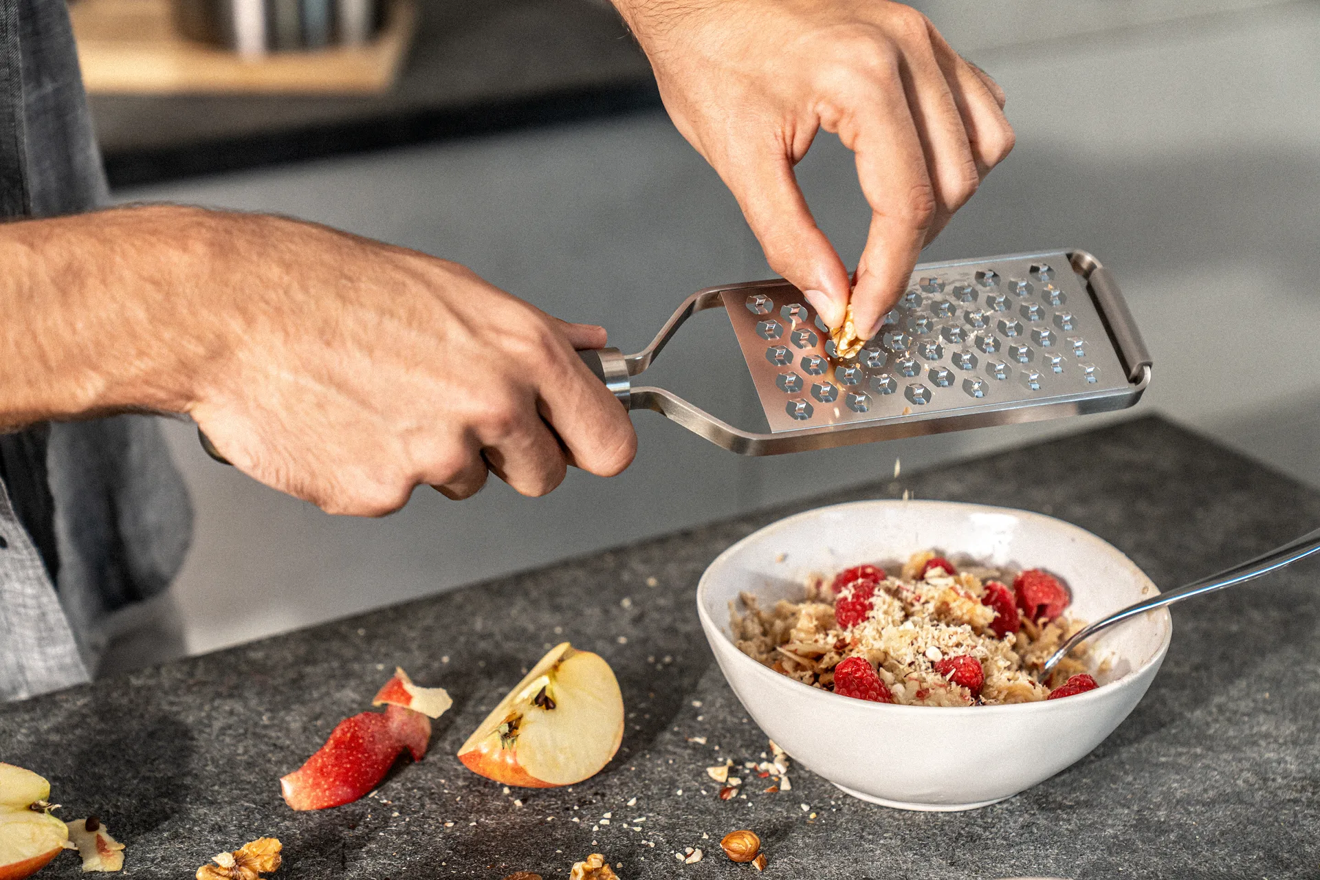 Zwilling Pro rallador medium Z cut 34 cm, Gris-acero inoxidable Zwilling