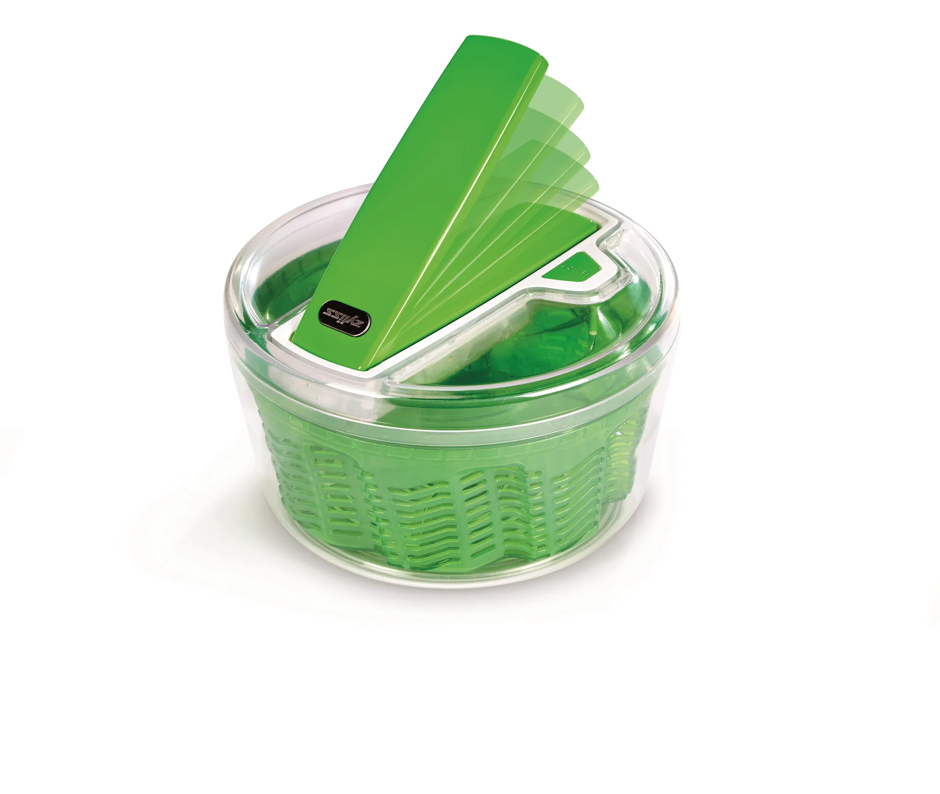 Centrifugadora de ensalada Zyliss Swift 22 cm, Verde Transparente Zyliss