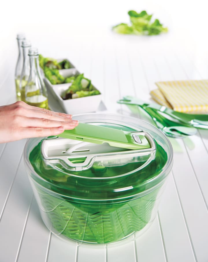 Centrifugadora de ensalada Zyliss Swift 22 cm, Verde Transparente Zyliss