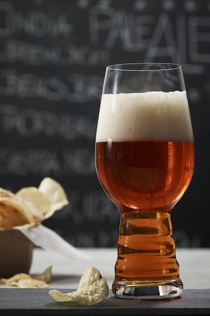 Cómo elegir el vaso de cerveza adecuado. Aquí puedes ver un vaso especializado en IPA de Spiegelau.