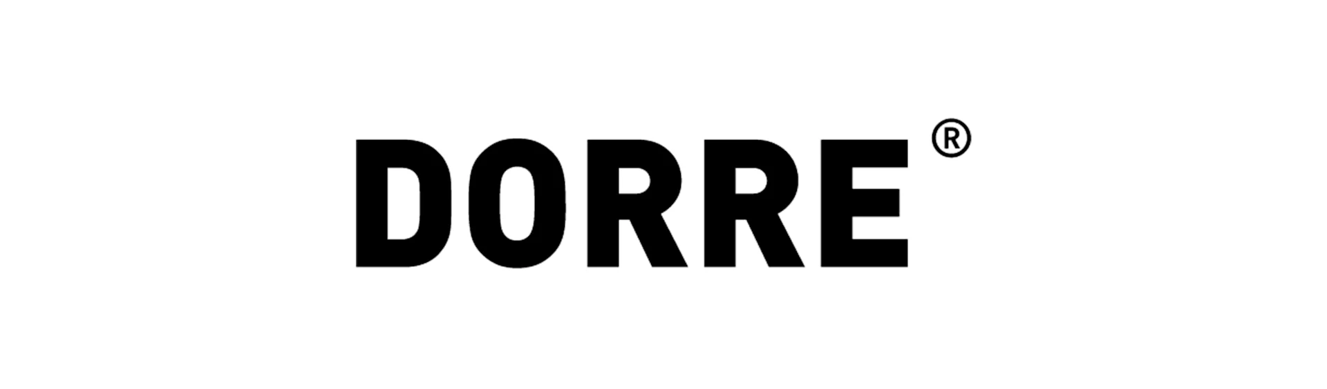 Logotipo DORRE con símbolo de marca registrada