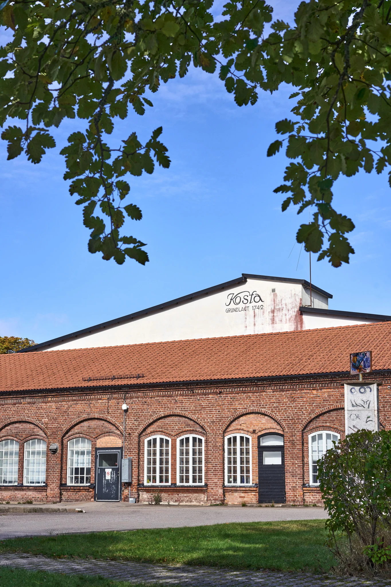 La zona alrededor de la fábrica de Kosta Boda en el sur de Suecia.