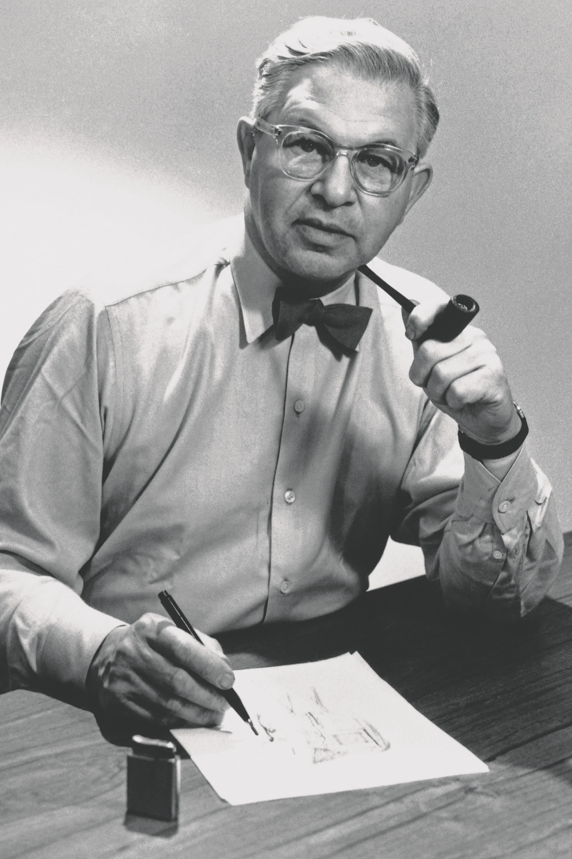 El diseñador Arne Jacobsen.