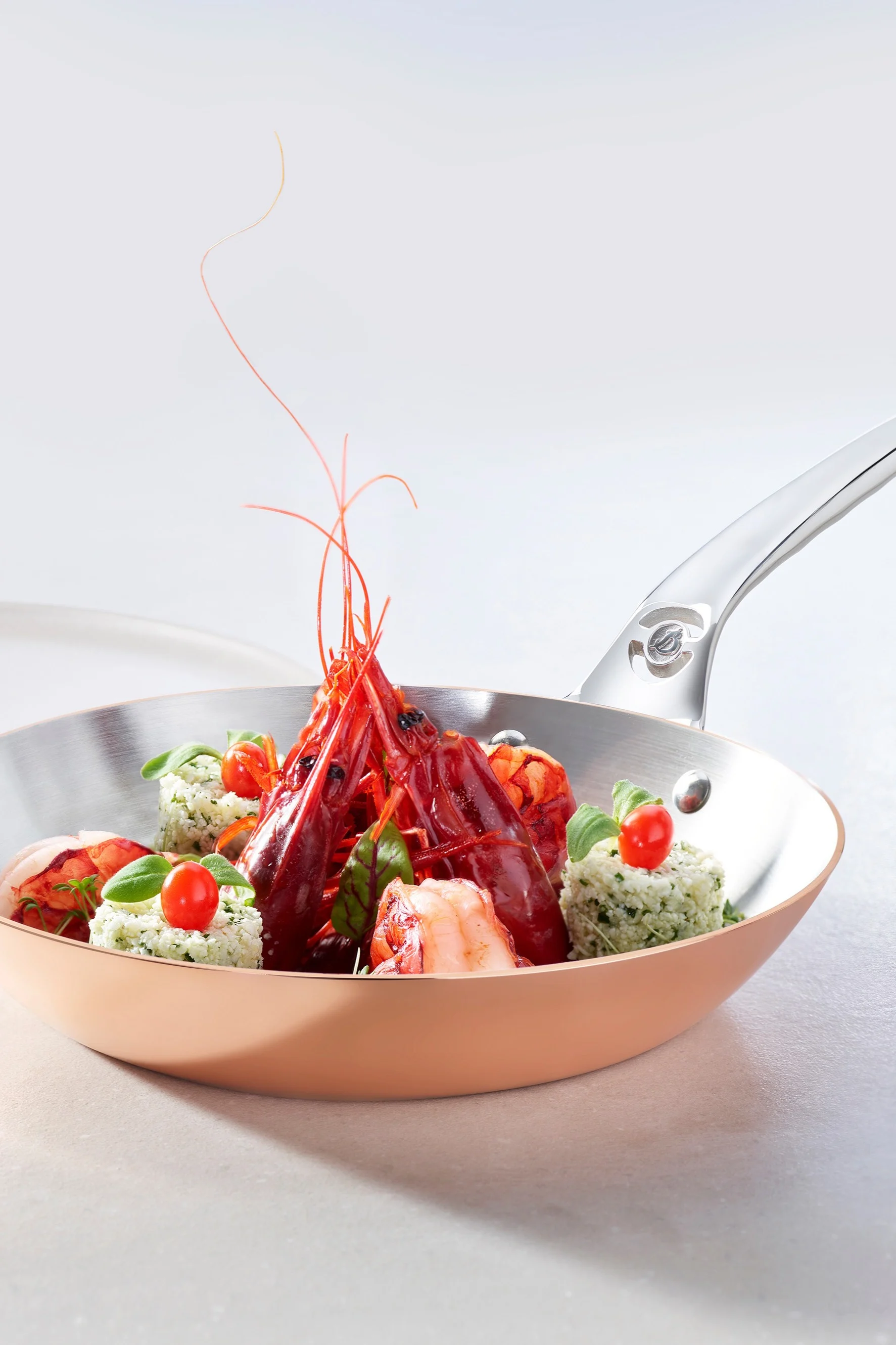 En la sartén Prima Matera de De Buyer se preparó un plato con un aspecto delicioso.