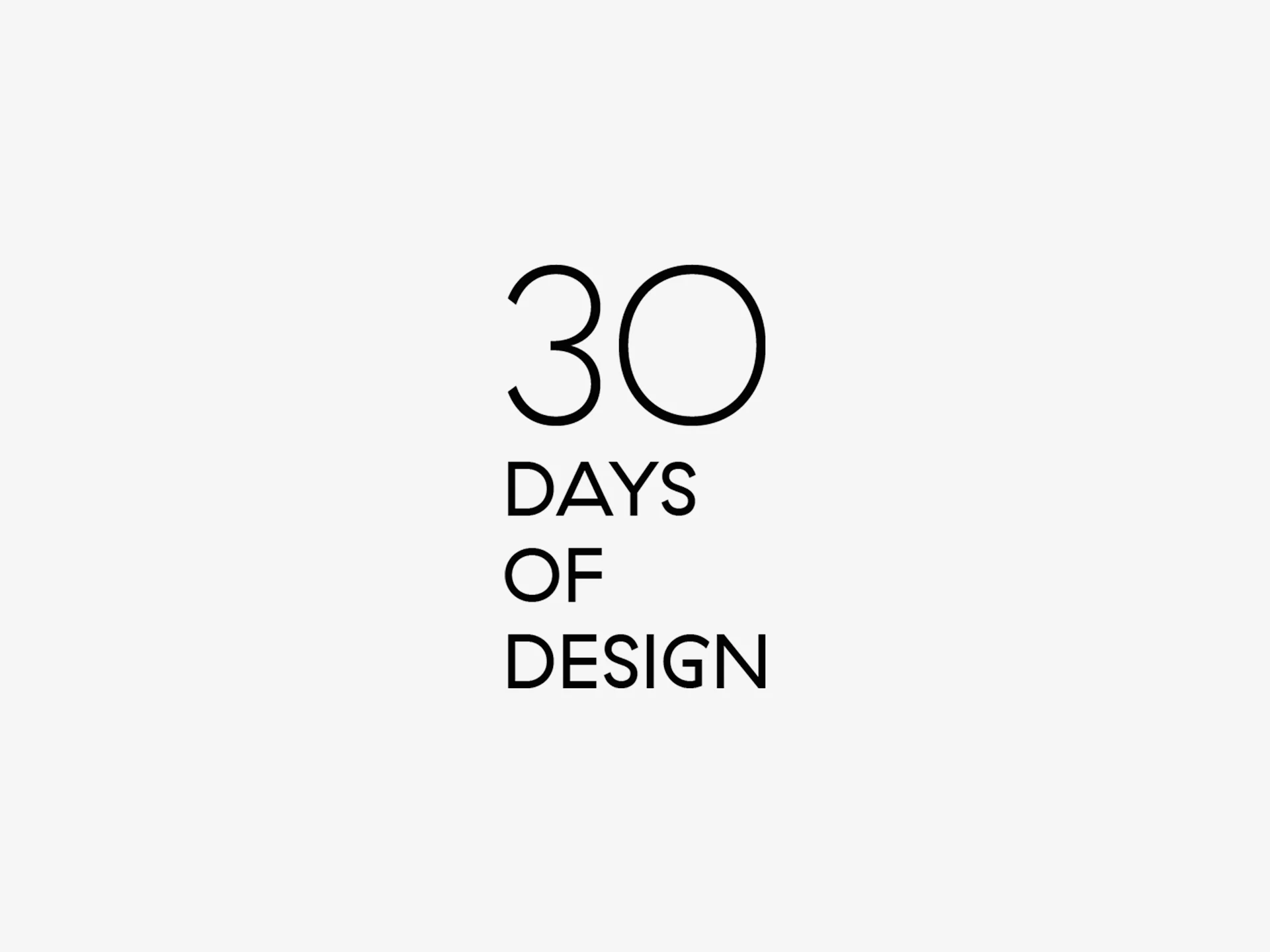 30 DÍAS DE DISEÑO