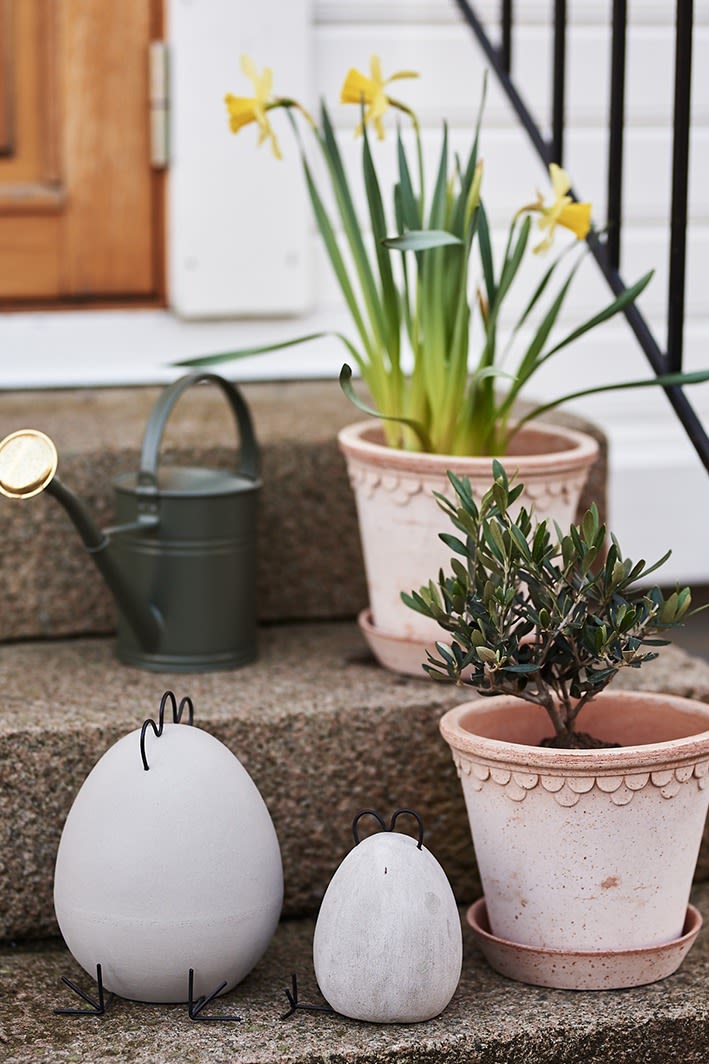 The Heavy Hen de concreto de DBKD: una decoración de Pascua original y con estilo